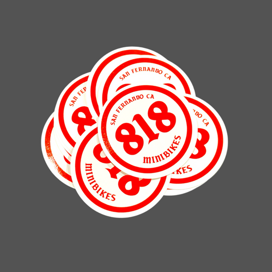 818 MiniBikes Stickers